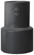 BIDK Home Ceramic Tea Light Holder 4 Inch Gray