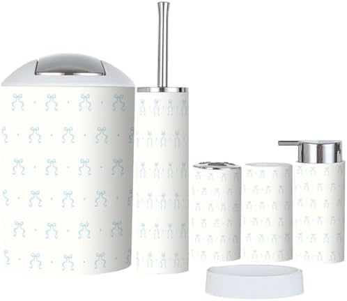 JBNJANK Bathroom Accessories Set Durable Design Weightless Modern Aesthetic