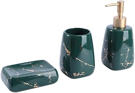PrettyZoom Elegant Marble Bathroom Set 3pc