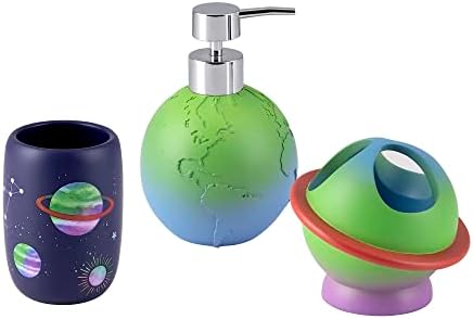 Allure Home Creation Starry Night 3-Piece Bathroom Accessory Set 1
