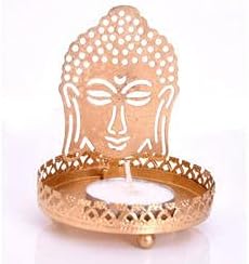 Traditional Buddha Tea Light Candle Holder Stand for HomeOffice