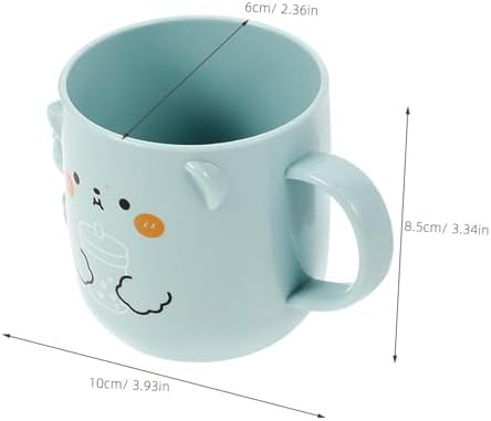 Cabilock 3D Bear Shape Toddler Reusable Bathroom Cups for Tooth Cleaning