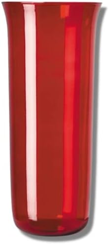 Needzo Red Glass Globe for Sanctuary Light Holder