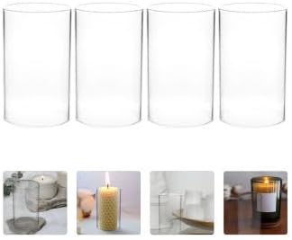 EXCEART 4-Piece Candle Shade Lamp Shade