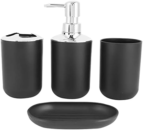 Complete 4-Piece Bathroom Accessory Set