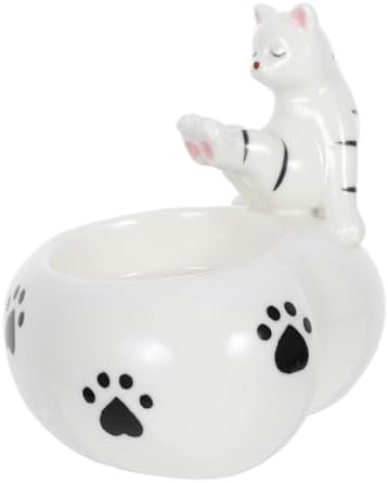 Unique Ceramic Cat Tea Light Candle Holder