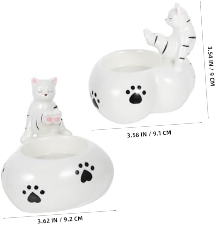 Unique Ceramic Cat Tea Light Candle Holder