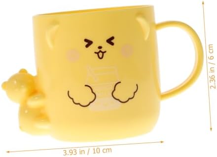 PRETYZOOM 2Pcs Cartoon Mouthwash Cup Cute Plastic Toothbrush Holder for Kids