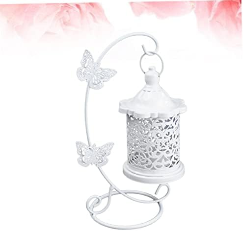 Alipis Wrought Iron Candle Holder Bird Cage