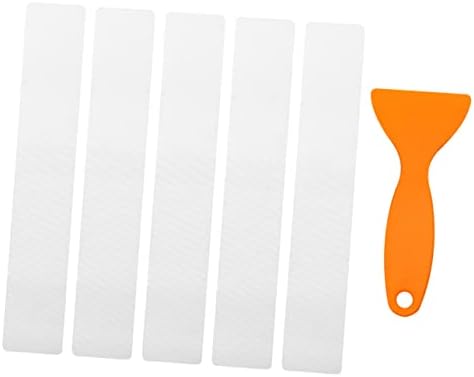 Bathroom Safety Sticker Set with Scraper Tool