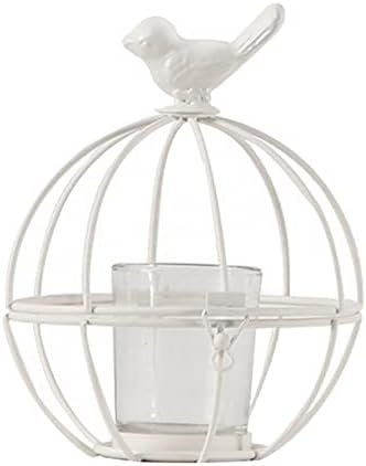 EPIGEIST Rustic Iron Candlestick Birdcage