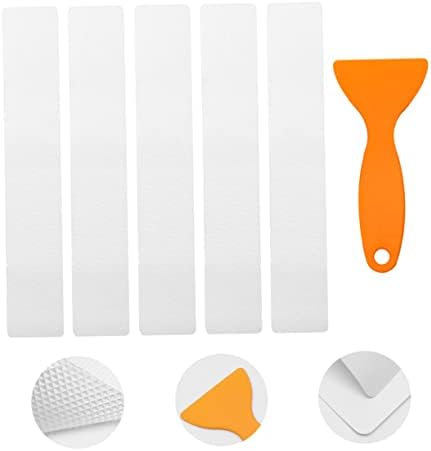 Bathroom Safety Sticker Set with Scraper Tool