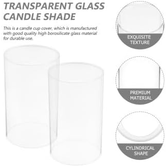 EXCEART 4-Piece Candle Shade Lamp Shade