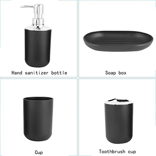 Complete 4-Piece Bathroom Accessory Set