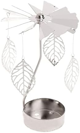 Elegant Metal Spinning Candle Holder for Weddings
