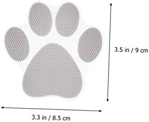 20PC Cartoon Dog Paw Sticker - Safe Fun for Bathtime in Bathtub Bathroom