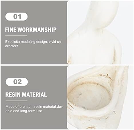 OSALADI Resin Candlestick Holder