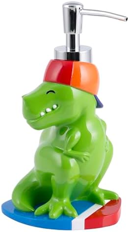 Surfin Dino 4-Piece Bathroom Accessory Set