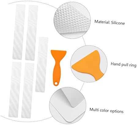 Bathroom Safety Sticker Set with Scraper Tool