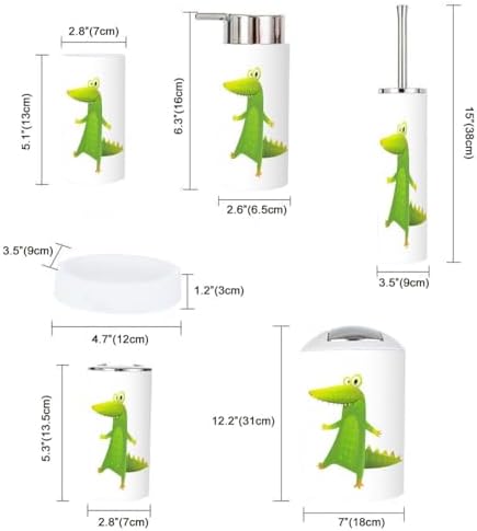 Silly bathroom accessories set for kids from JBNJANKDAV