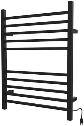Amba Radiant 10-Bay Towel Warmer Matte Black