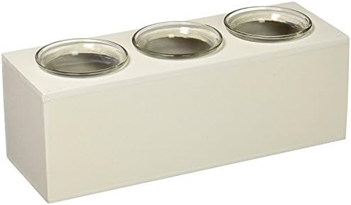 Off-White 9-inch Votive Candle Holders Set Elegant Design