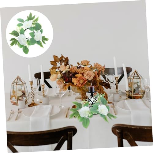 Luxshiny Floral Centerpiece Wreath