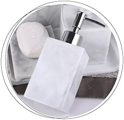 Sleek 5-Pack Resin Bath Accessories Set