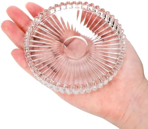 Elsjoy 12-Pack 4-Inch Glass Candle Holder Modern Design