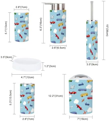 6-Piece Organizing Set for the Bathroom