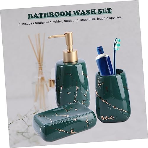 PrettyZoom Elegant Marble Bathroom Set 3pc