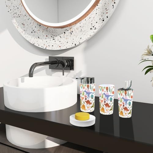 Boho Bathroom Accessory Set 6 Piece