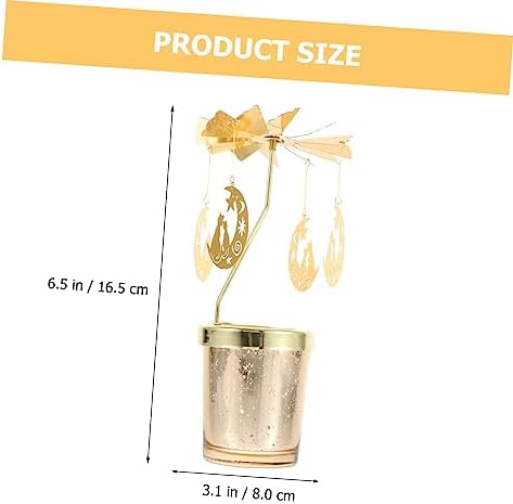 Elegant rotating candle holder for parties