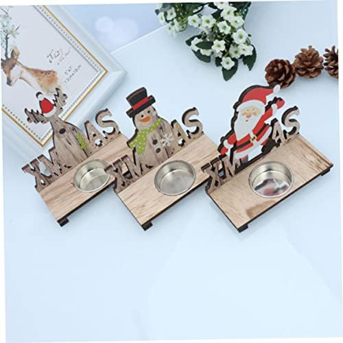 Unique Christmas Candle Holder Set for Dining Table