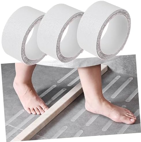 3-Pack Transparent Bathtub Slip Stickers