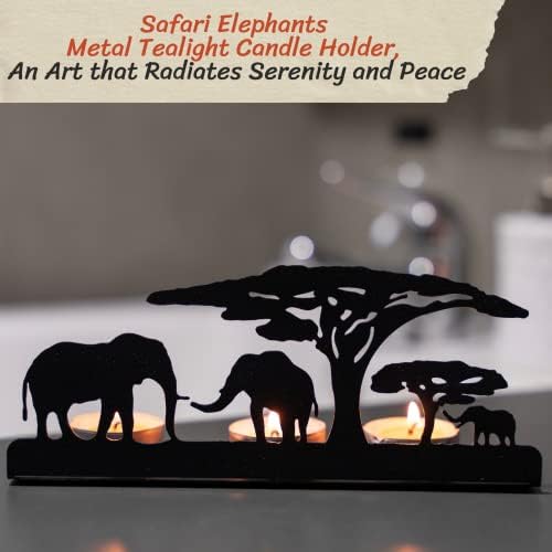 Safari Elephant Candle Holder