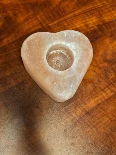 Cozy Salt Love Candle Holder for Meditation and Decor