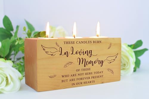 Personalized Memorial Candle Holder for Weddings Anniversaries or Reunions