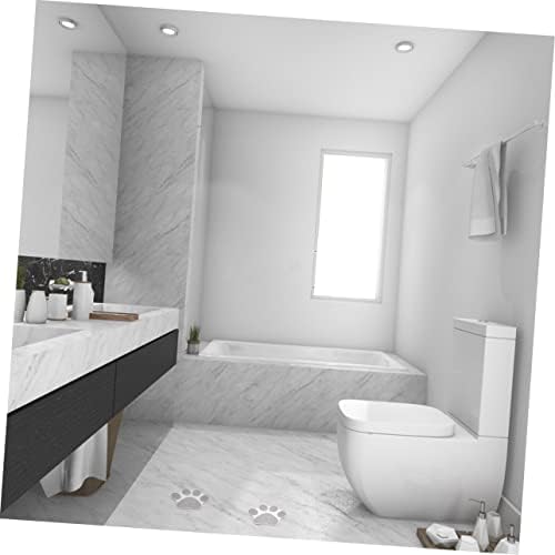 Unomor 20Pcs Dog Footprint Slip Stickers for Bathtub