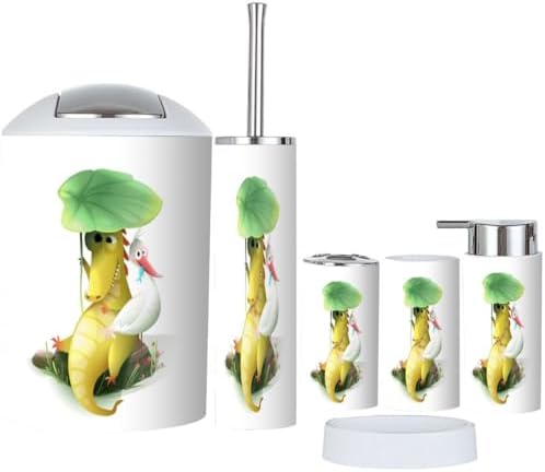 Funny Silly Friends Bathroom Accessories Set 6 Pcs