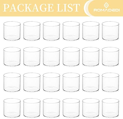 Votive Candle Holder Set Premium Glass Votive Candleolders 20pcs Set