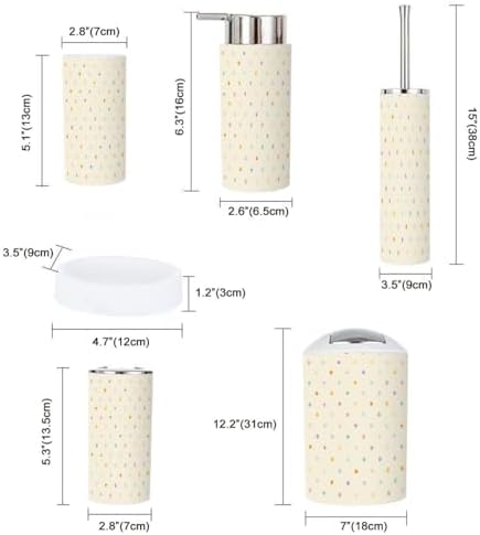 JBNJANKDAVStylish Bathroom Accessories Set 6 Pcs