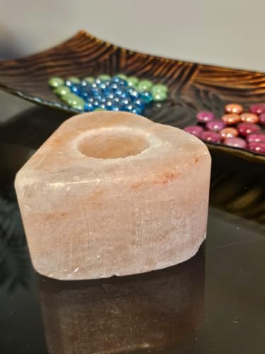 Cozy Salt Love Candle Holder for Meditation and Decor