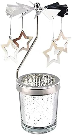 Eforcase Rotary Spinning Star Candle Holder