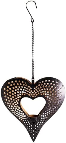 Elegant 20x20cm Iron Tea Light Holder for Home Dcor