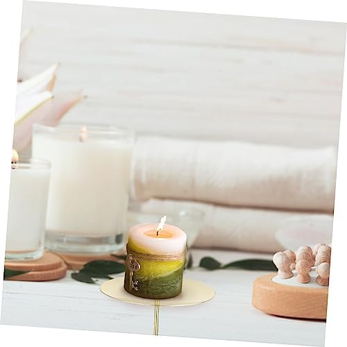 Set of Wreath Candle Fixers Metal Candle Holders for Centerpieces