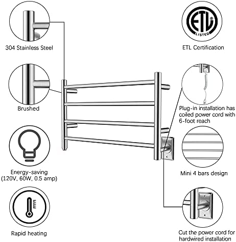 Chic Efficient Towel Warmer