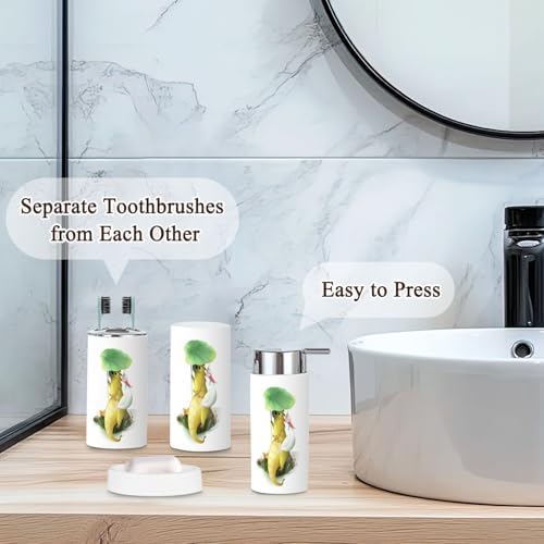 Funny Silly Friends Bathroom Accessories Set 6 Pcs