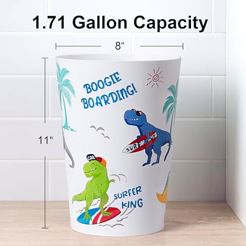 Surfin Dino 4-Piece Bathroom Accessory Set