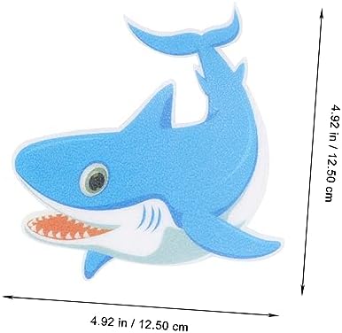 LIFKICH Shark Shape Adhesive Bathroom Sticker Set